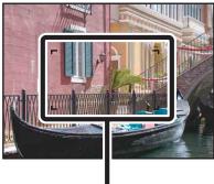 SONY CYBER-SHOT DSC-W350D - MENU → [+] (Mise au P) → le mode souhaité - 1