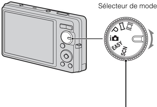 SONY CYBER-SHOT DSC-W350D - Utilisation du sélecteur de mode (DSC-W380/W390 seulement) - 1