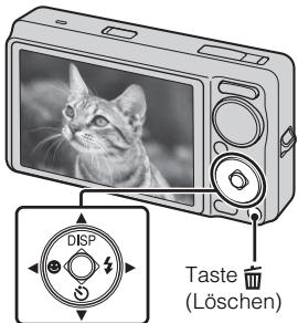 SONY CYBER-SHOT DSC-WX1 - Löschen eines Bilds - 1