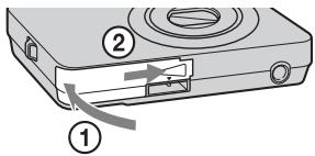 SONY CYBER-SHOT DSC-WX1 - Instrimento del pacco batteria/di un “Memory Stick Duo” (in vendita separamente) - 4