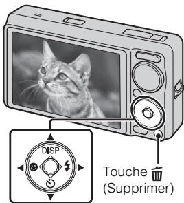 SONY CYBER-SHOT DSC-WX1 - Suppression d'une image - 1
