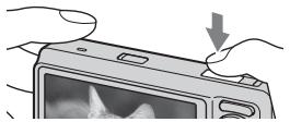 SONY CYBER-SHOT DSC-WX1 - Drucken Sie den Auslöser ganz nieder. - 1
