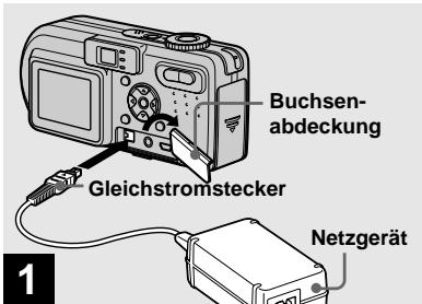SONY DSC-P10 - Betrieb mit externer Stromquelle - 1