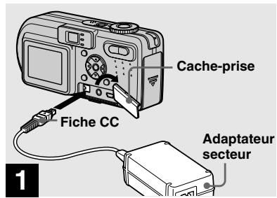 SONY DSC-P10 - Utilisation d'une source d'alimentation externe - 1