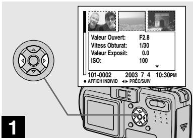 SONY DSC-P10 - Pour abandonner l'effacement - 1