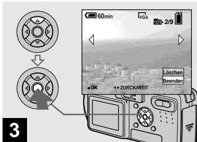 SONY DSC-P10 - Löschen von Bildern - 3