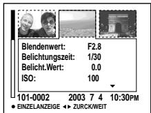 SONY DSC-P10 - Bildwiedergabe auf dem LCD Monitor der Kamera - 3