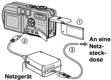 SONY DSC-P10 - Anschlieben der Kamera an Ihren Computer - 1
