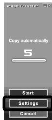 SONY DSC-P10 - Ändern von „Image Transfer“-Einstellungen - 2