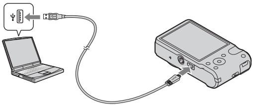 SONY CYBER-SHOT DSC-HX7V - Opladen door aan te sluiten op een computer - 1