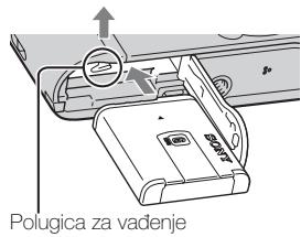 SONY CYBER-SHOT DSC-HX7V - Umetanje baterijske jedinice - 2