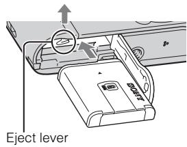 SONY CYBER-SHOT DSC-HX7V - Inserting the battery pack - 2