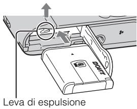 SONY CYBER-SHOT DSC-HX7V - Inserimento del pacco batteria - 2
