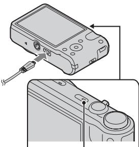 SONY CYBER-SHOT DSC-HX7V - Charging the battery pack - 2