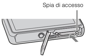 SONY CYBER-SHOT DSC-T110 - Per rimuovere la scheda memoria - 1