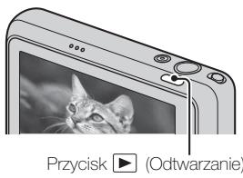 SONY CYBER-SHOT DSC-T110 - Nacijsnij przycisk (Odtwarzanie). - 1