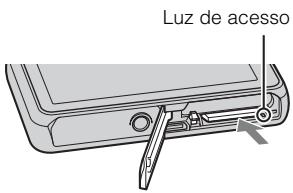 SONY CYBER-SHOT DSC-T110 - Para remover o cartão de memória - 1