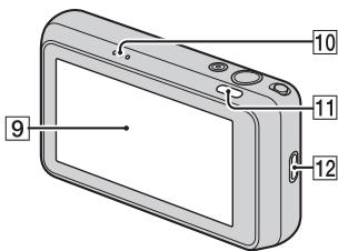 SONY CYBER-SHOT DSC-T110 - Identificacion de las partes - 2