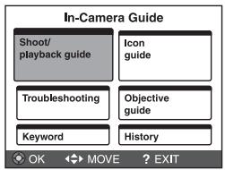 SONY CYBER-SHOT DSC-WX10 - In-Camera Guide - 2