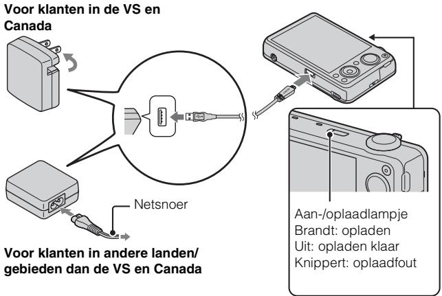 SONY CYBER-SHOT DSC-WX10 - De accu opladen - 1