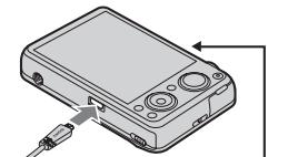 SONY CYBER-SHOT DSC-WX10 - Charging the battery pack - 2