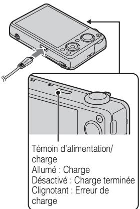 SONY CYBER-SHOT DSC-WX10 - Charge de la batterie - 1