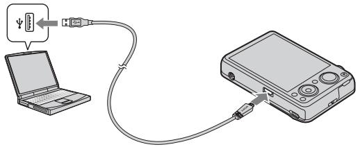 SONY CYBER-SHOT DSC-WX10 - Opladen door aan te sluiten op een computer - 1