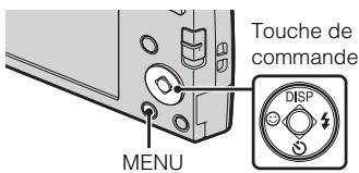 Touche de commande MENU