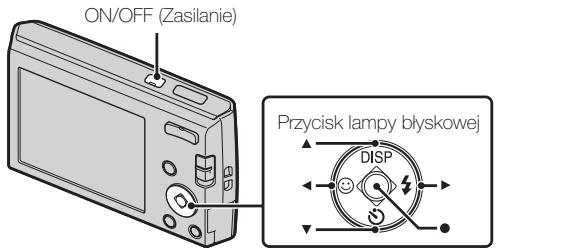 ON/OFF (Zasilanie) Przycisk lampy błyskowej DISP