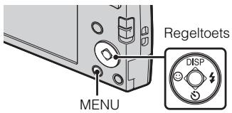 Regeltoets DISP MENU