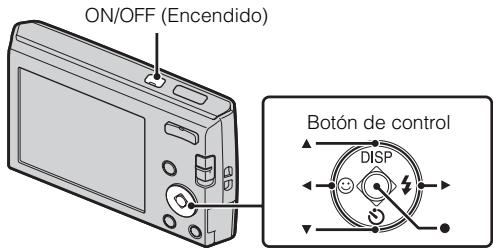 ON/OFF (Encendido) Botón de control DISP