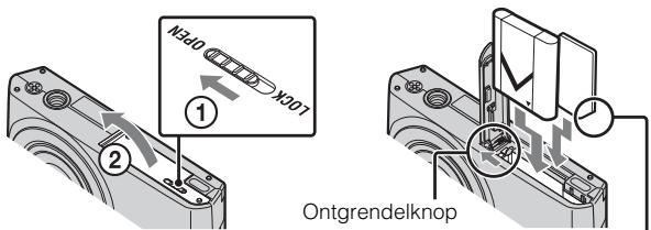 Na20 x207 ① ② Ontgrendelknop
