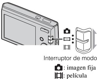 Interruptor de modo : imagen fija : película