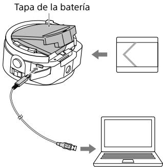 SONY QX100 - Carga de la bateria - 1