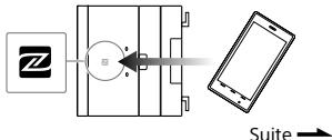 SONY QX100 - Connexion de l'appareil à un smartphone via wifi - 1