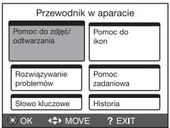 SONY CYBER-SHOT DSC-W570 - Przewodnik w aparacie - 2