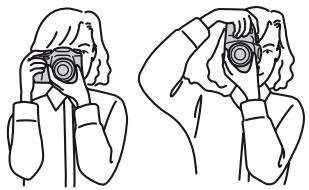 SONY ALPHA DSLR-A100 - Holding the camera - 1