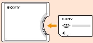 SONY ALPHA DSLR-A100 - Available recording medium for the camera - 1