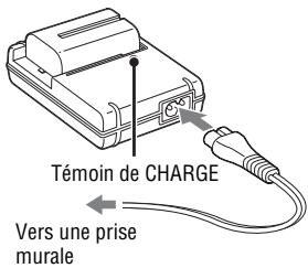 SONY ALPHA 350 - Branchez le cordon d'alimentation. - 1