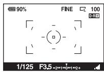 SONY ALPHA 350 - Pour basculer entre les affichages des informations d'enregistrement - 2