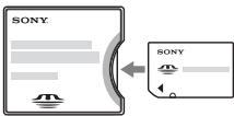 SONY ALPHA 350 - A propos du « Memory Stick » - 2
