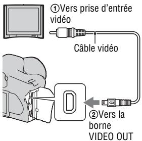 SONY ALPHA 350 - Visualisation des images sur un téléviseur - 1