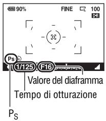 SONY ALPHA 350 - Ruotare la manopola di controllo per selezionare la combinazione desiderata nelle la messa a fuoco viene effettuata. - 1