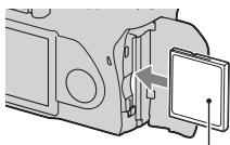 SONY ALPHA 350 - Inserimento di una scheda di memoria - 2