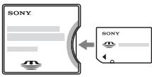 SONY ALPHA 350 - Informazioni sulle "Memory Stick" - 2