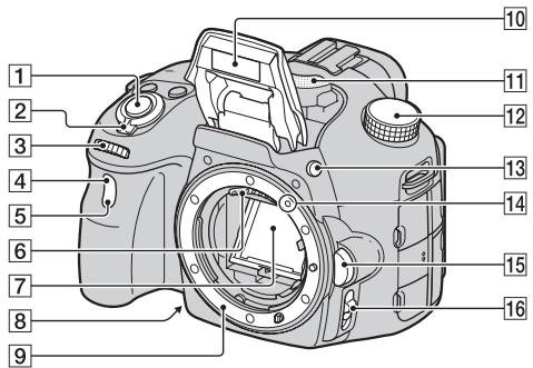 SONY A65 - Lato anteriore - 1