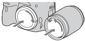 SONY A65 - Pour retirer I'objectif - 2