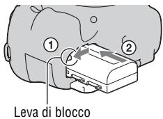 SONY A65 - Inserimento della batteria/scheda di memoria (in vendita separatamente) - 2