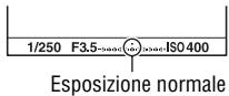 SONY A77 - Regolare l'esposizione con  sul selettore multiplo. - 2