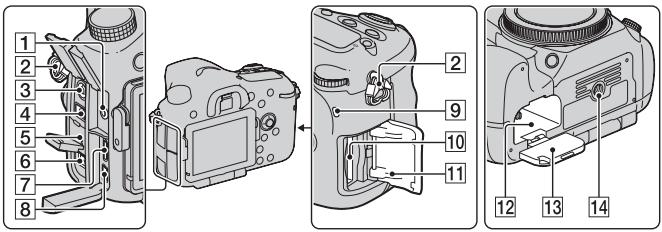 SONY A77 - Lati/Parte inferiore - 1